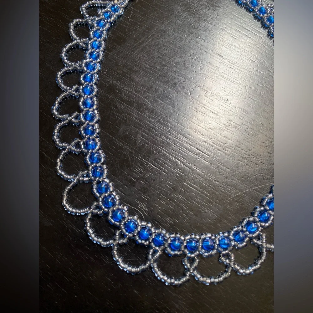 y2k beaded choker necklace - Picture 3 of 5